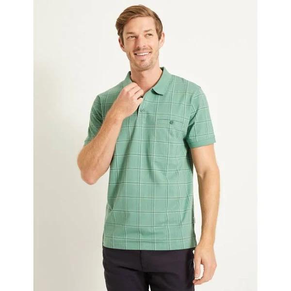 Rivers - Mens Tops - Double Check Print Jersey Polo