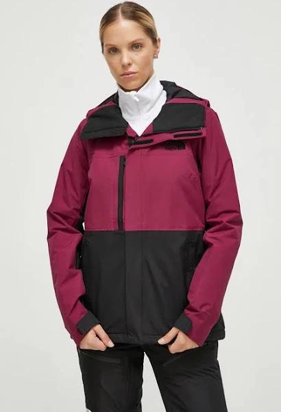 The North Face Freedom Insulated Hooded Jacket Violet Black Women - XS