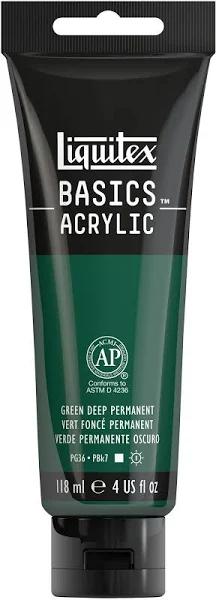 Liquitex Basics Acrylic Paint 118ml - Green Deep