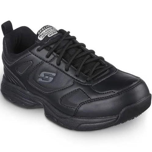 Skechers Women's Dighton Bricelyn Work Shoe, Black