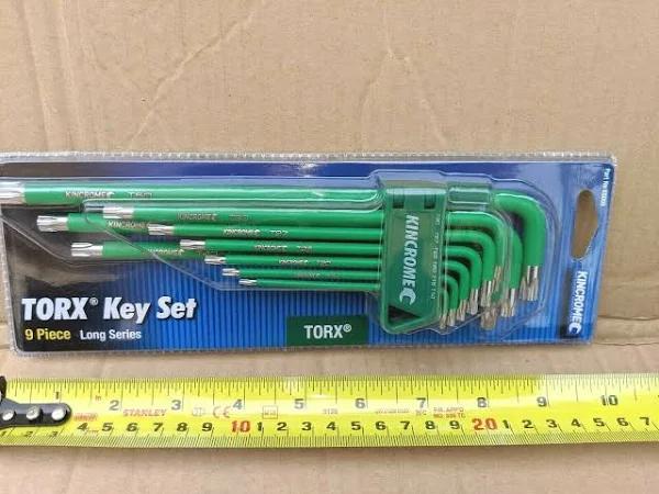 Kincrome Torx Key Set Long Series 9 Piece - K5009