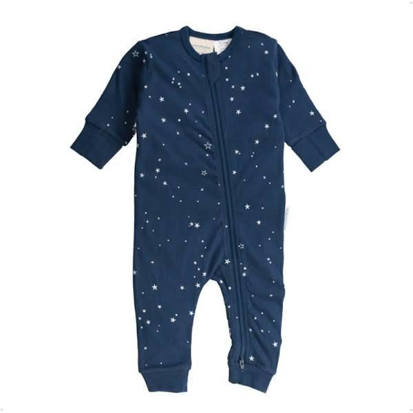 Woolbabe: Pyjama Suit - Tekapo Stars (6-12 Months)