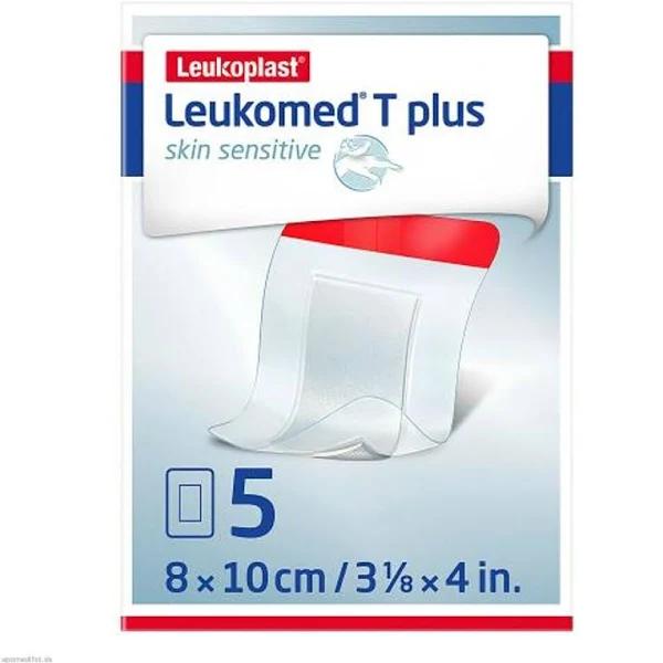 Leukomed T Plus Skin Sensitive Transparent 8cm x 10cm 5 Pack