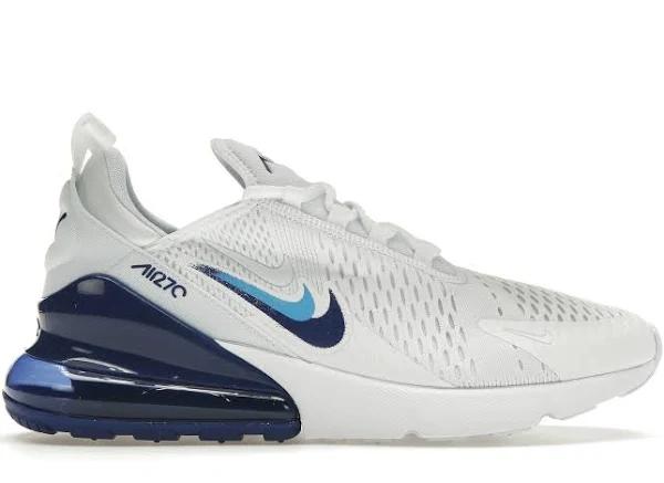 Nike Air Max 270 Multi Swoosh White Deep Royal