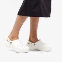 Crocs Unisex Classic Platform Lined Clog - White