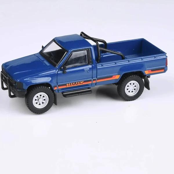 1984 Toyota Hilux Single Cab Medium Blue RHD 1:64 Scale Paragon 65522