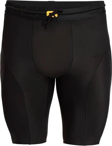 Skins Series-5 Mens Compression Half Tights - Black