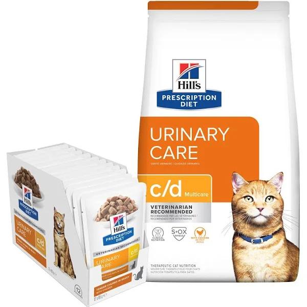 Combo CD Urinary Hills Prescription Diet Wet and Dry Cat Food by Budget Pet Products