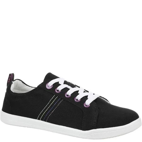 Vionic Beach Women's Athletic Shoes Stinson - Color: Black Canvas - 6.5 Medium US