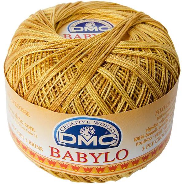 DMC Babylo 10 Crochet Cotton, 50g Ball, 111, Variegated Brown Yellow - AfterPay & zipPay Available