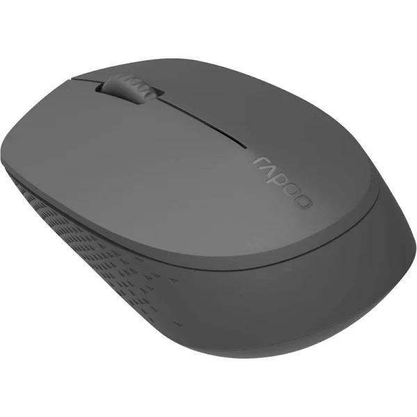 Rapoo M100 2.4GHz Bluetooth Quiet Click Wireless Mouse - Black -