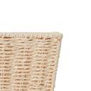 Kmart Rectangle Tapered Paper Rope Basket in Natural