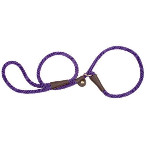 Mendota Show Slip Leash (Lightweight) Purple