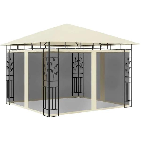 Gazebo with Mosquito Net 3x3x2.73 M 180 g/m² - Cream