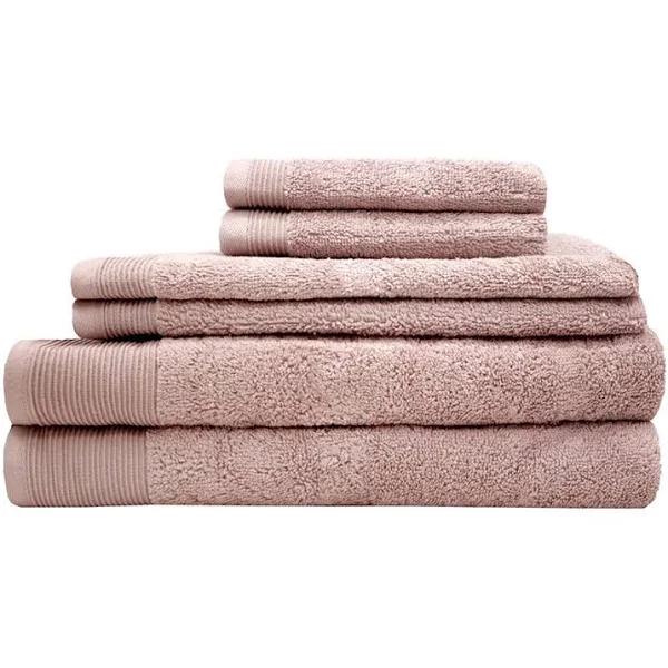 Lotus Bath Towel Set, Blush | Bambury