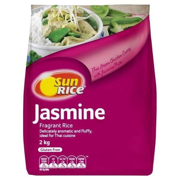 Sunrice Jasmine Rice 2kg