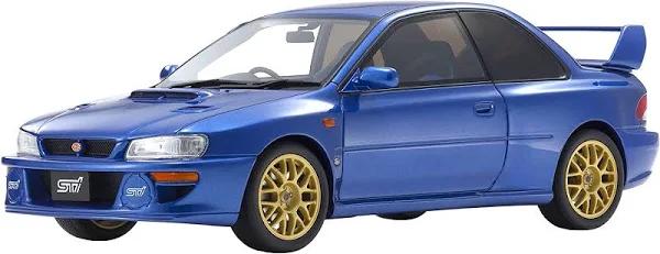 Subaru Impreza 22B STI Version (Blue) (Diecast Car)