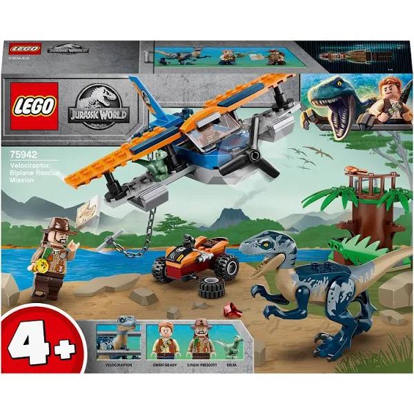 LEGO 75942 - Jurassic World Velociraptor: Biplane Rescue Mission