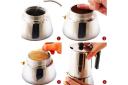 Cup Percolator Stove Top Coffee Maker Moka Espresso Latte Stainless Pot