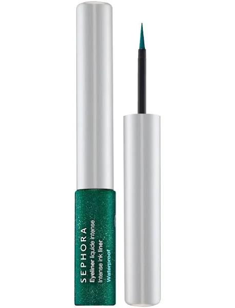 Sephora Collection Intense Ink Waterproof Liquid Eyeliner 12 Metallic Green Lagoon