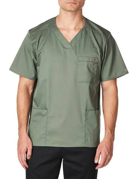 WonderWORK V-Neck Top - Mens Olive / L