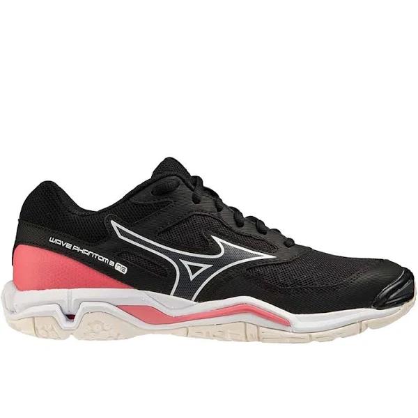 Mizuno Womens Netball Wave Phantom 3 10.5 / Black // Sportsmans Warehouse