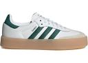 Adidas Sambae White Collegiate Green Gum (Women's)