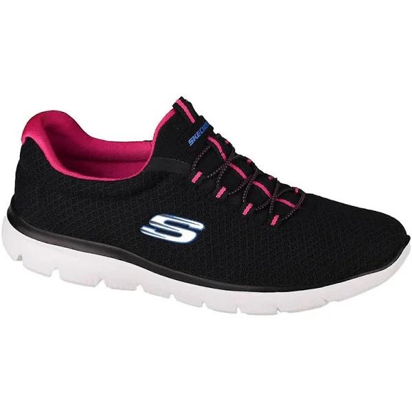 Skechers Summits Runners Womens Black/Pink UK 5