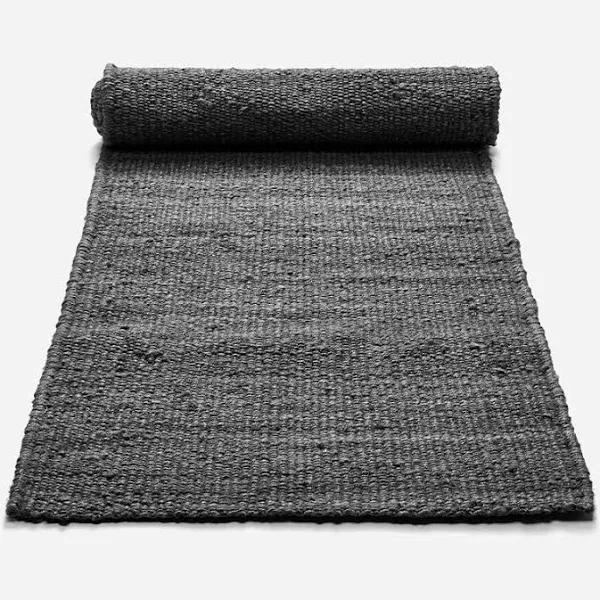 Aura Jute 75x275cm Hall Runner Black - Hall Runner / Black