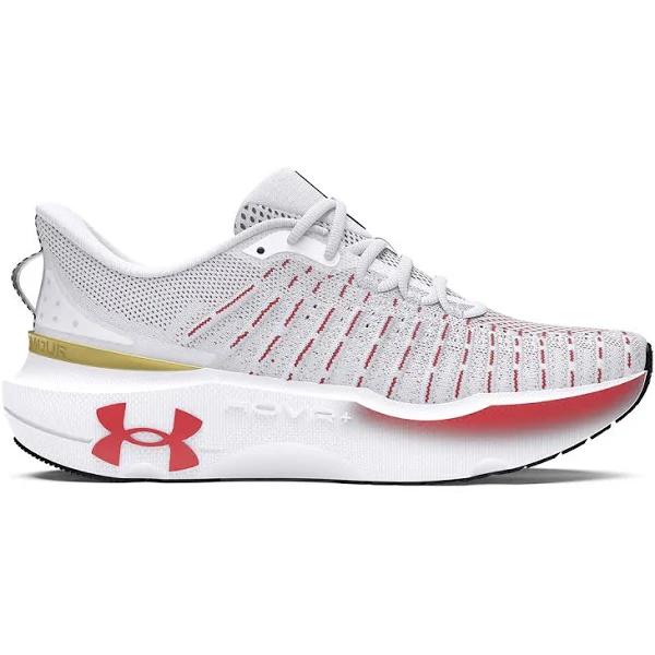 Under Armour Infinite Elite Womens Running Shoes White/Red US 6