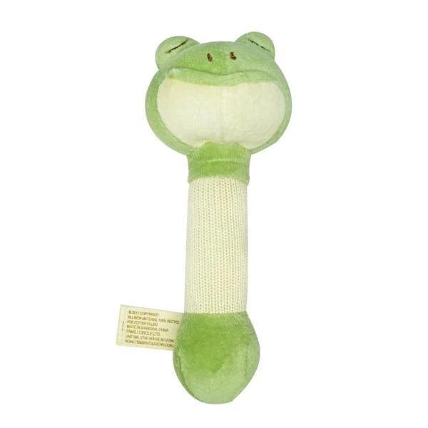 MiYim Organic Stick Rattle - Frog