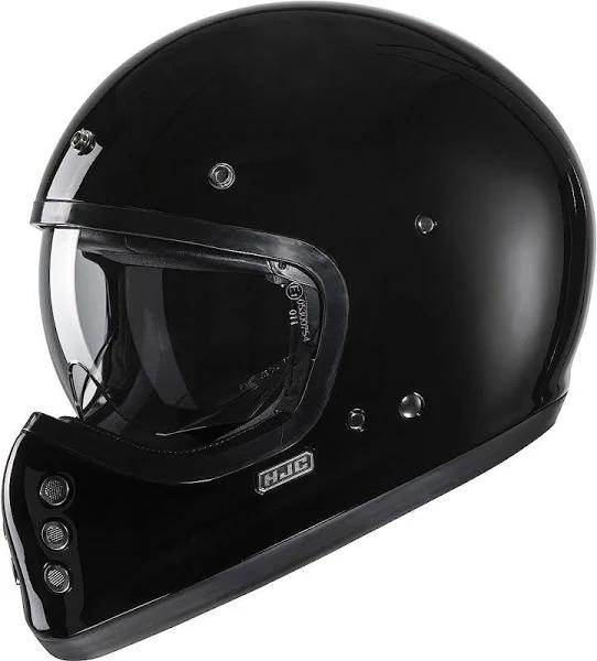 HJC V60 Solid Helmet, Black, Size L