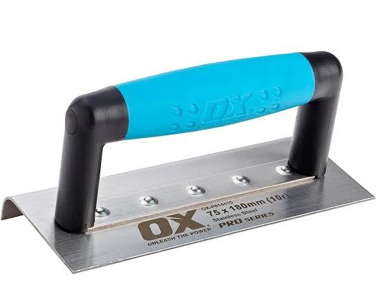 Ox Pro Narrow Edger 75 x 180mm S/S - 10mm Radius