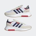 Adidas Originals White & Gray Retropy F2 Sneakers