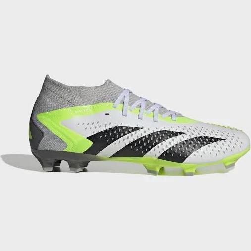 Adidas Predator Accuracy.2 FG Football Boots - Ftwr White/Core BLACK/LUCID Lemon - 8 | INTERSPORT