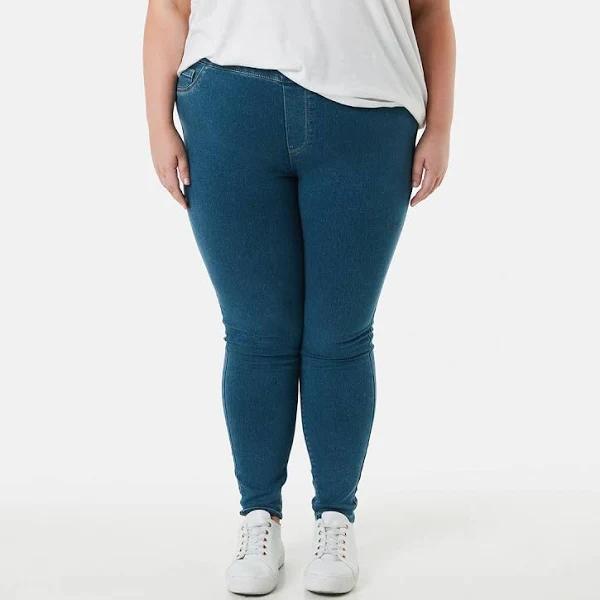 Kmart Curve Jeggings-Midwash2 Size: 18