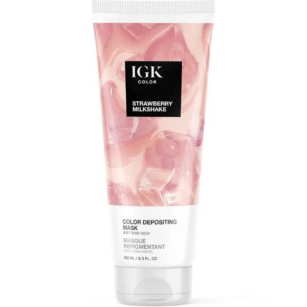 IGK Color Depositing Mask Strawberry Milkshake (Soft Rose Gold)