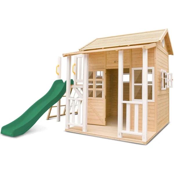 Lifespan Kids Finley Cubby House with Green Slide