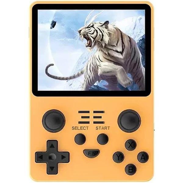 Powkiddy Rgb20s Handheld Game Console, 3.5 Inch IPS Screen, Built-in 20000 Games, Ps1/psp/gba/gbc/bin/fc/md, 16g+128g, Retro Game Console Birthday ...