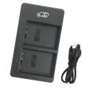 USB Dual Charger for Canon Camera EOS 1500D Battery