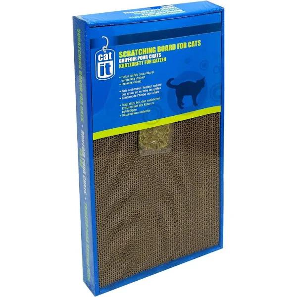 Catit Wide Cat Scratching Board With Catnip