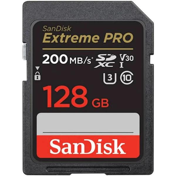 SanDisk Extreme Pro UHS-I SDXC Memory Card (128GB)