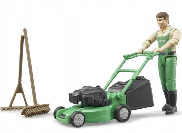 Bruder - Bworld Gardener With Lawn Mower