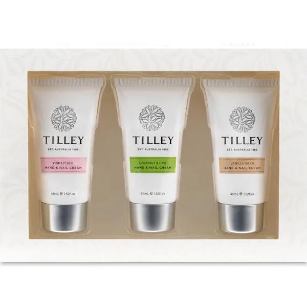 Tilley Hand & Nail Cream Trio Gift Set - Gourmet