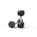 9kg Reeplex Rubber Hex Dumbbell Pair - AfterPay & zipPay Available