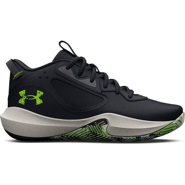 Under Armour Lockdown 6 Basketball Shoes Black/Grey US Mens 8.5 / Womens 10