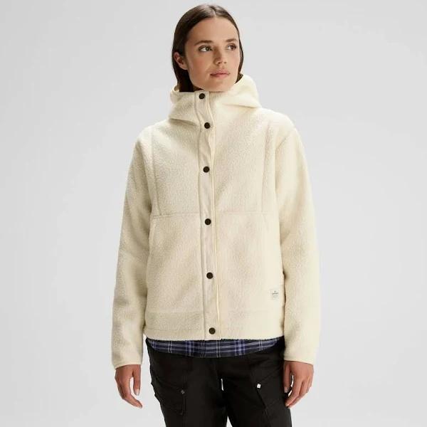 Kathmandu Co-Z High Pile Women's Hooded Jacket | White - L