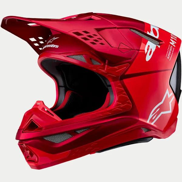 Alpinestars Supertech M10 Flood Helmet - Red - SM