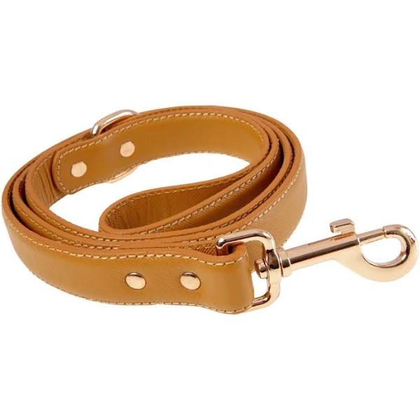 Buddy & Belle Leather Lead One Size Caramel