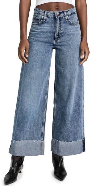 Rag & Bone Sofie Crop Cuff Jeans | Blue | Size 30 | Shopbop